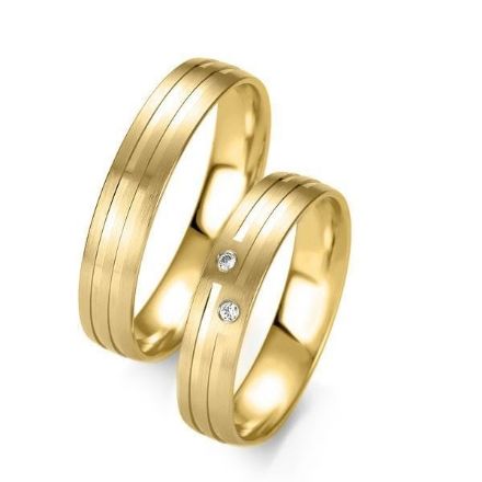 Gifteringer i gull 14 kt, 4.5 mm. Slim line - 48071410 Gifteringer i gull 14 kt, 4.5 mm. Slim line - 48071410