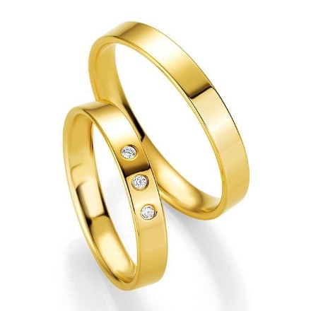 Gifteringer i gult gull 14 kt, 3.5 mm. PROFIL LIGHT - 4804402 Gifteringer i gult gull 14 kt, 3.5 mm. PROFIL LIGHT - 4804402