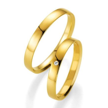 Gifteringer i gult gull 14 kt, 3 mm. PROFIL LIGHT - 4804415 Gifteringer i gult gull 14 kt, 3 mm. PROFIL LIGHT - 4804415