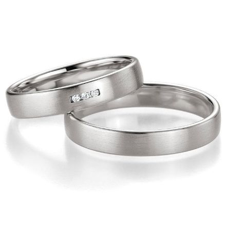 Gifteringer i hvitt gull 14 kt, 4 mm. PROFIL LIGHT - 4804413 Gifteringer i hvitt gull 14 kt, 4 mm. PROFIL LIGHT - 4804413