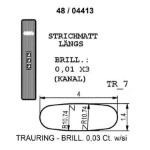 Gifteringer i hvitt gull 14kt fra Breuning. PROFIL LIGHT