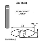 Gifteringer i hvitt gull 14kt fra Breuning. PROFIL LIGHT