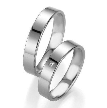Gifteringer i hvitt gull 14kt fra Breuning. PROFIL LIGHT - 48044041 Gifteringer i hvitt gull 14kt fra Breuning. PROFIL LIGHT - 48044041