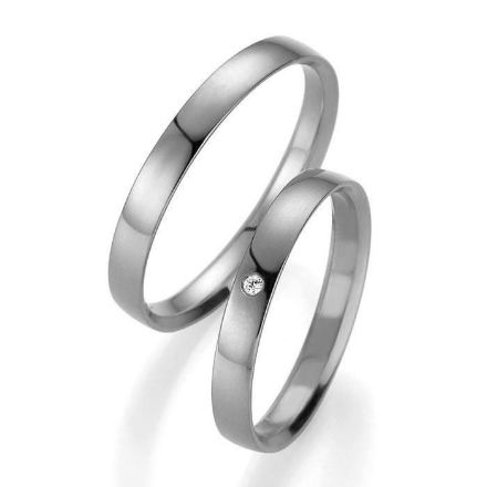 Gifteringer i hvitt gull 9 kt, 3 mm. PROFIL LIGHT - 480441510 Gifteringer i hvitt gull 9 kt, 3 mm. PROFIL LIGHT - 480441510