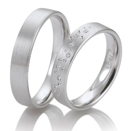 Gifteringer i hvitt gull 9 kt, 4.5 mm. BASIC LIGHT - 14805727 Gifteringer i hvitt gull 9 kt, 4.5 mm. BASIC LIGHT - 14805727