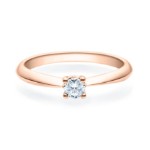 Enstens diamantring Naima med 0,20 ct i 14kt gull. TW-Si. -18009020