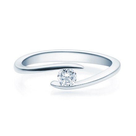 Enstens diamantring med 0,20 ct i 14kt gull. TW-Si. -18015020 Enstens diamantring med 0,20 ct i 14kt gull. TW-Si. -18015020