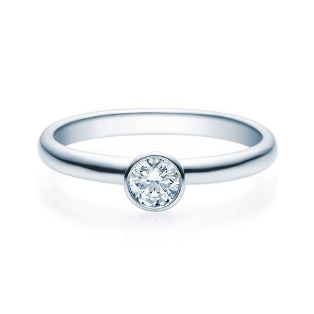Enstens diamantring med 0,25 ct i 14kt gull. TW-Si. -18019025 Enstens diamantring med 0,25 ct i 14kt gull. TW-Si. -18019025