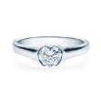 Enstens diamantring med 0,70 ct i 14kt gull. TW-Si. -180022070
