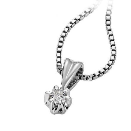 Diamantsmykke Sitara i gull med 0,22 ct W-Si-322122 Diamantsmykke Sitara i gull med 0,22 ct W-Si-322122