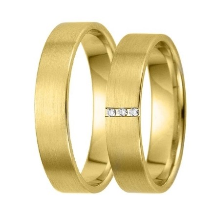Gifteringer i gult gull 9kt, 4,5 mm. GETTMANN -8348450 Gifteringer i gult gull 9kt, 4,5 mm. GETTMANN -8348450