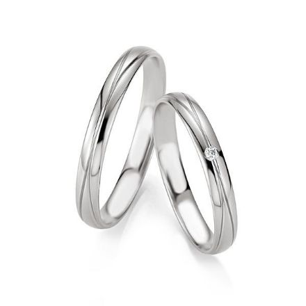 Gifteringer fra Breuning i platina 950, 3 mm. BASIC LIGHT - 44804221 Gifteringer fra Breuning i platina 950, 3 mm. BASIC LIGHT - 44804221