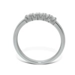 Diamantring Iselin med 5x0,05 ct TW-Si-8505050