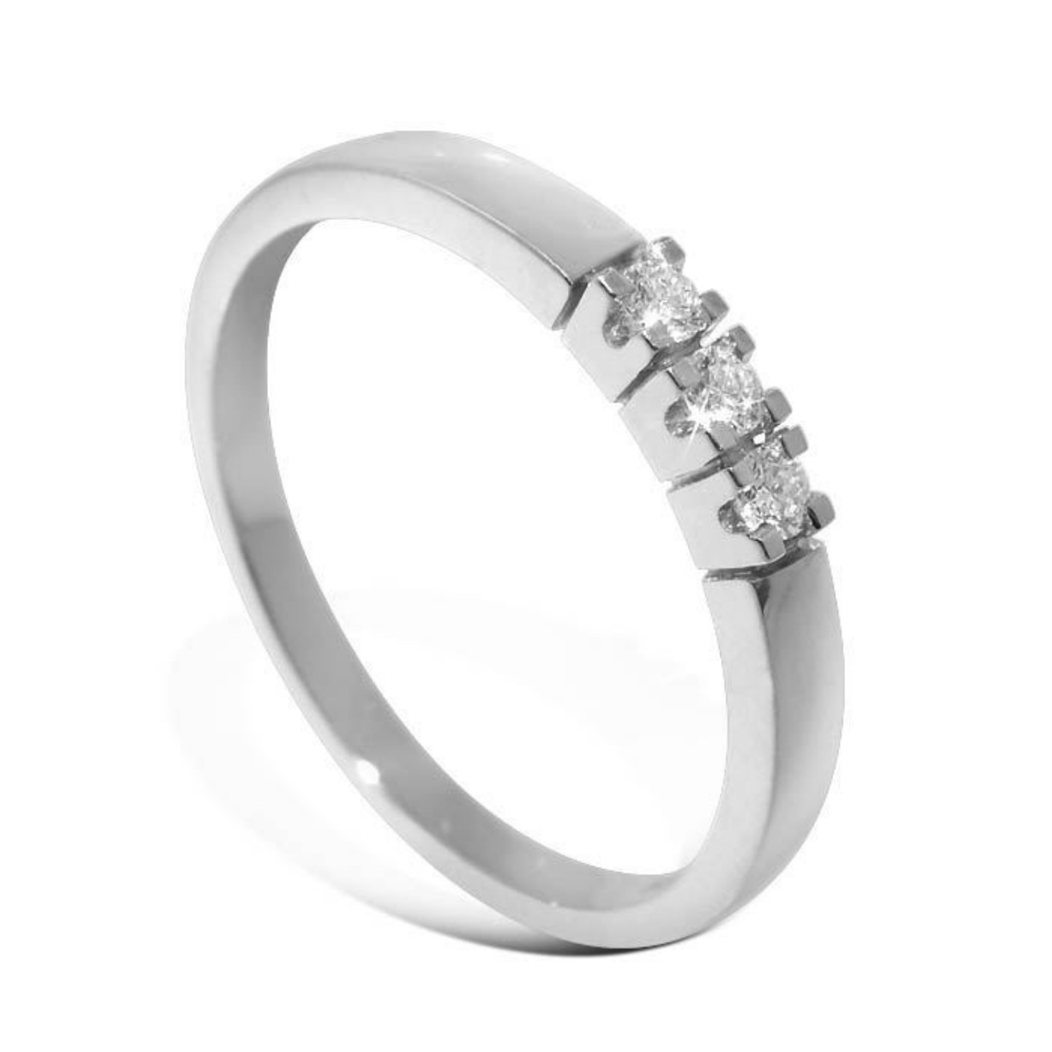 Diamantring Iselin med 3x0,03 ct TW-Si-8503030