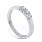 Diamantring Iselin med 3x0,07 ct TW-Si-8503070