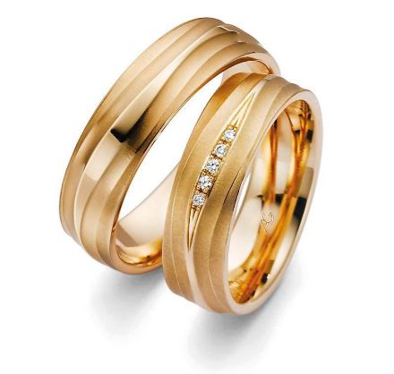 Gifteringer i rosé gull 14 kt, 6 mm. GERSTNER - 28414 Gifteringer i rosé gull 14 kt, 6 mm. GERSTNER - 28414