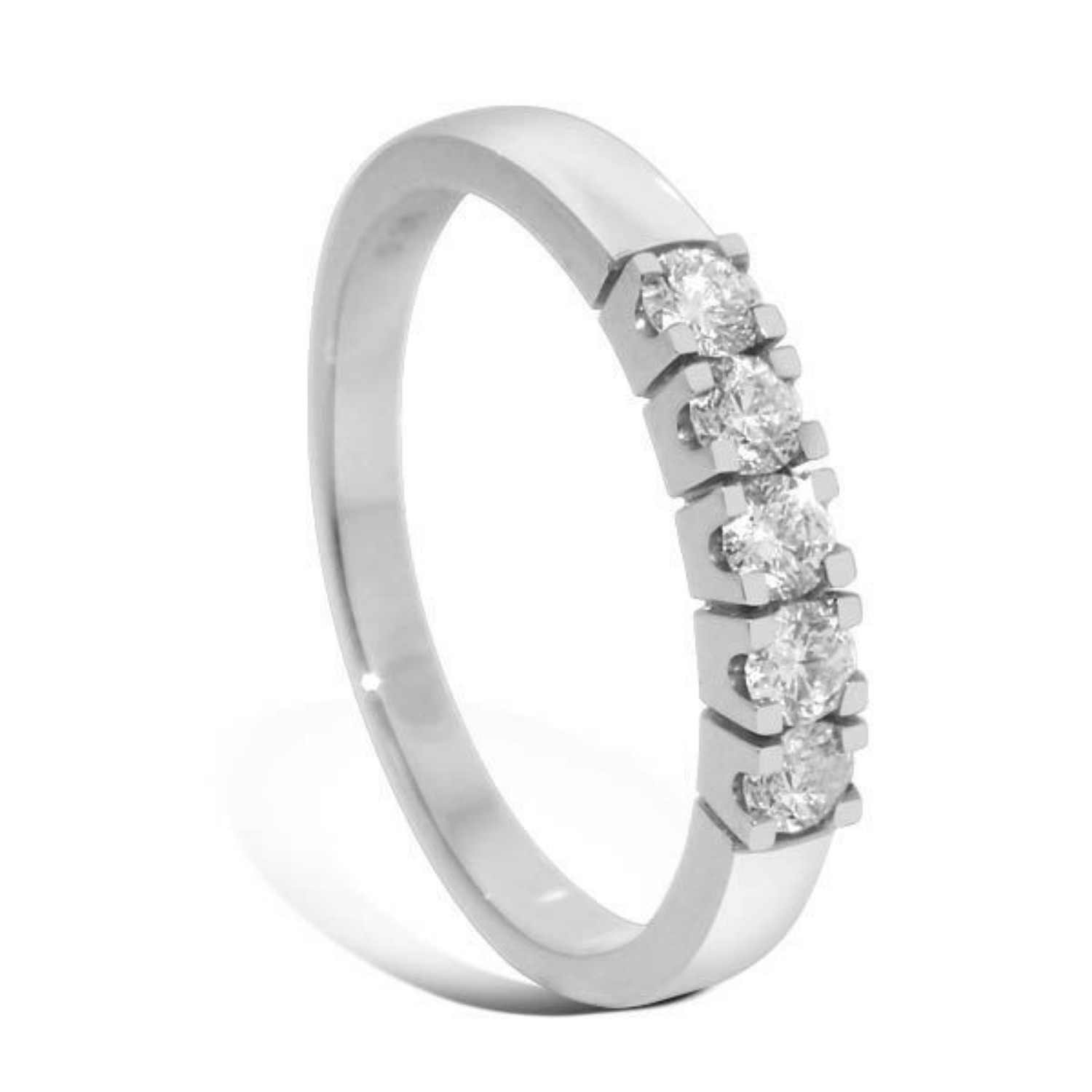 Diamantring Iselin med 5x0,07 ct TW-Si-8505070