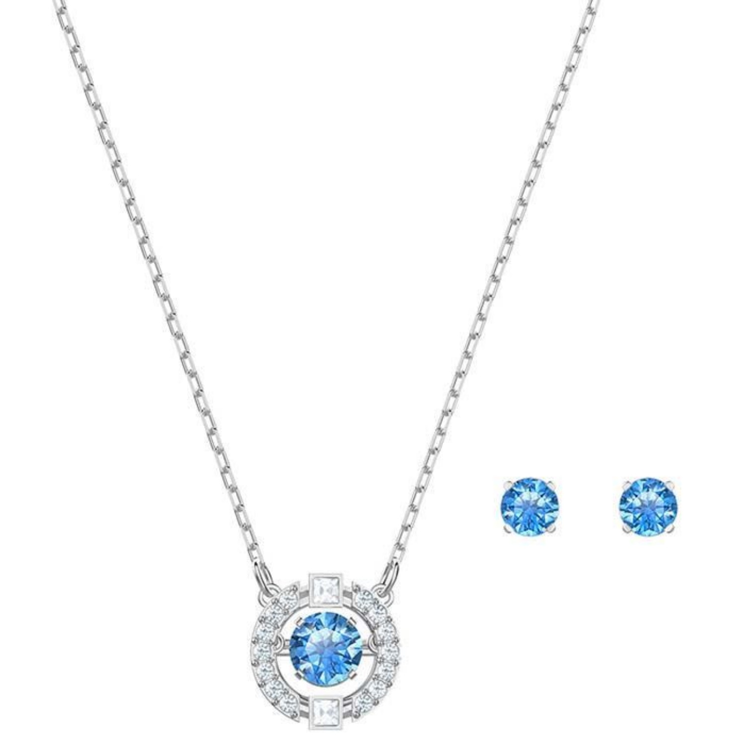 Swarovski smykkesett Sparkling DC Round - 5480485