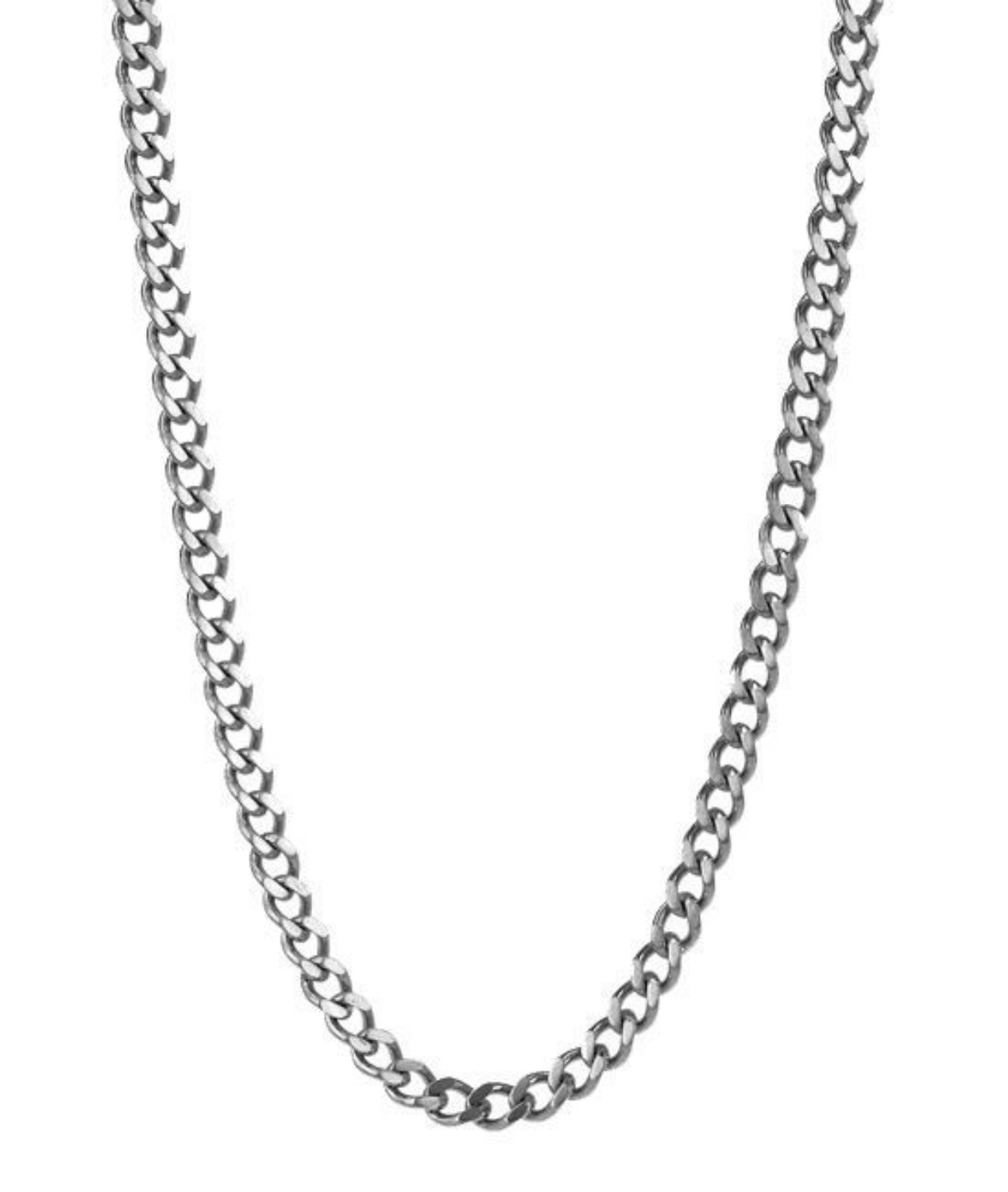 Herrekjede IKE i stål 52cm/6cm - 520620