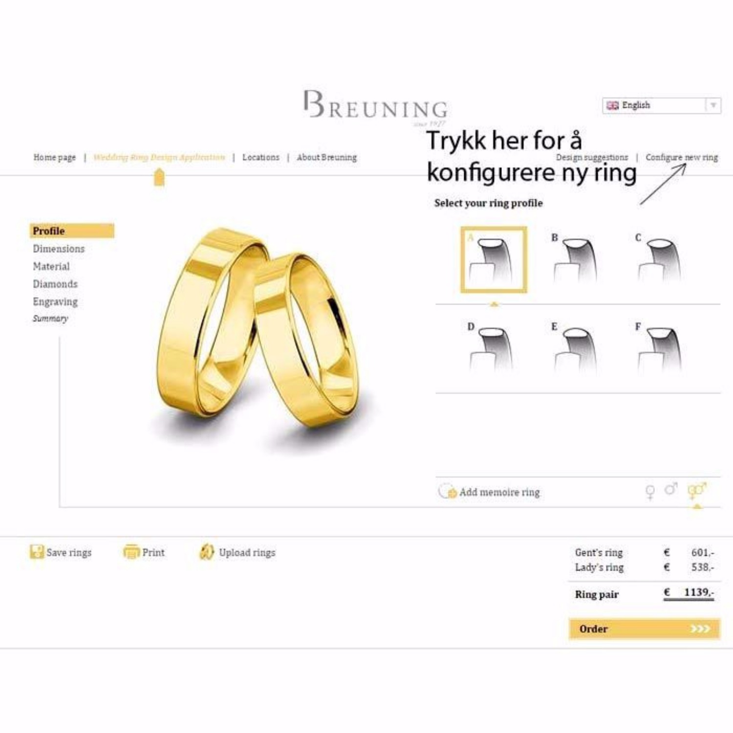 Ringdesigner. Ditt eget design. - 4907000