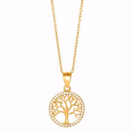 Smykke Livets tre i forgylt sølv - 245099-3 Smykke Livets tre i forgylt sølv - 245099-3