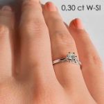 illustrasjon med hand av forlovelsesring – 222130