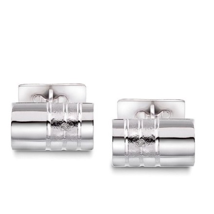 Mansjettknapper i hvitt gull med dia. 0,02 ct. Rhodinert - 55126 Mansjettknapper i hvitt gull med dia. 0,02 ct. Rhodinert - 55126