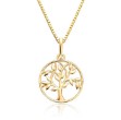 Smykke Livets tre 585 i gult gull 14kt, 11 mm/11.4 mm - 27248