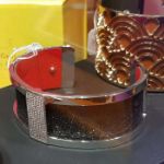 Armbånd Barrette 25 mm, sølvfarget Les Georgettes -100007