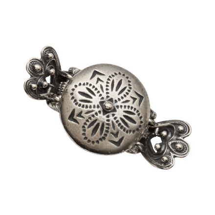 Hårspenne i sølv Emma stor, hvit - 900310 Hårspenne i sølv Emma stor, hvit - 900310