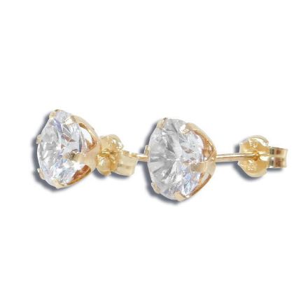 Gulløredobber med zirkonia -159000 Gulløredobber med zirkonia -159000