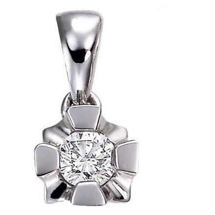 Diamantsmykke Evita i gull med 0,16 ct W-Si-50316 Diamantsmykke Evita i gull med 0,16 ct W-Si-50316