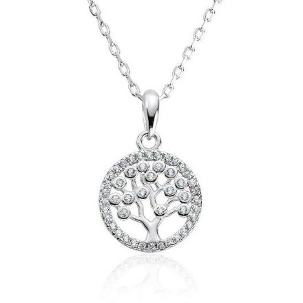 Livets tre i sølv med zirkonia - 3001842  Livets tre i sølv med zirkonia - 3001842