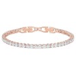 Swarovski herre armbånd Tennis Deluxe,Rose-gold tone - 5513400