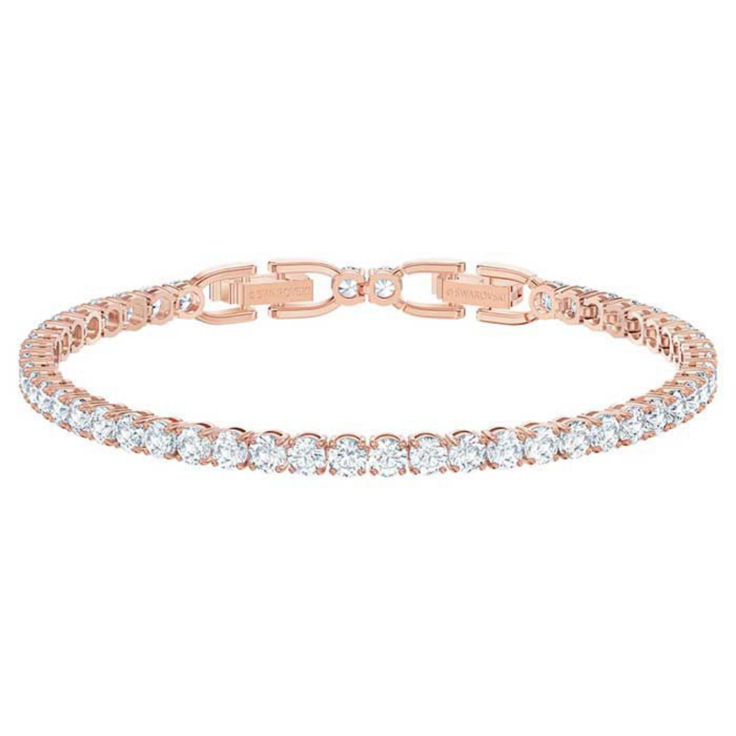 Swarovski herre armbånd Tennis Deluxe,Rose-gold tone - 5513400