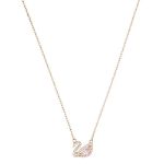 Swarovski smykke Dazzling Swan Necklace, Multi-colored, Rose-gold tone plated - 5469989