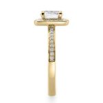 Diamantring med 0.30 ct, gult gull 18 kt - 15920gg