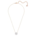 Swarovski smykke Sunshine Pendant, White, Rose-gold tone plated - 5451376