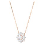 Swarovski smykke Sunshine Pendant, White, Rose-gold tone plated - 5451376