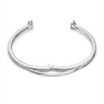 Swarovski armbånd Attract Cuff, hvitt - 5556912