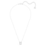 Swarovski smykke Millenia necklace Square Swarovski Zirconia, white, rhodium - 5599177