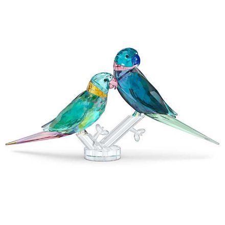 Swarovski figurer Jungle Beats Parakeet Couple Fife & Fifer - 5577124 Swarovski figurer Jungle Beats Parakeet Couple Fife & Fifer - 5577124