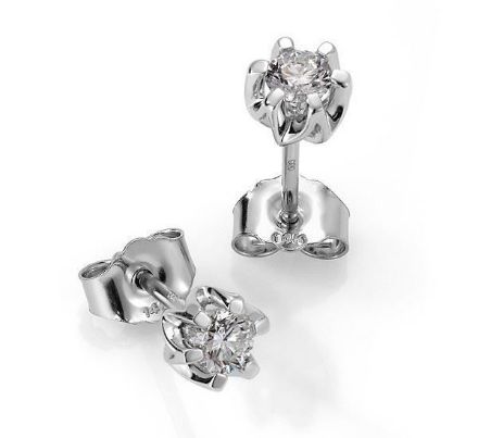 Diamantøredobber Sitara med  2/0,26 ct W-Si-422126 Diamantøredobber Sitara med  2/0,26 ct W-Si-422126