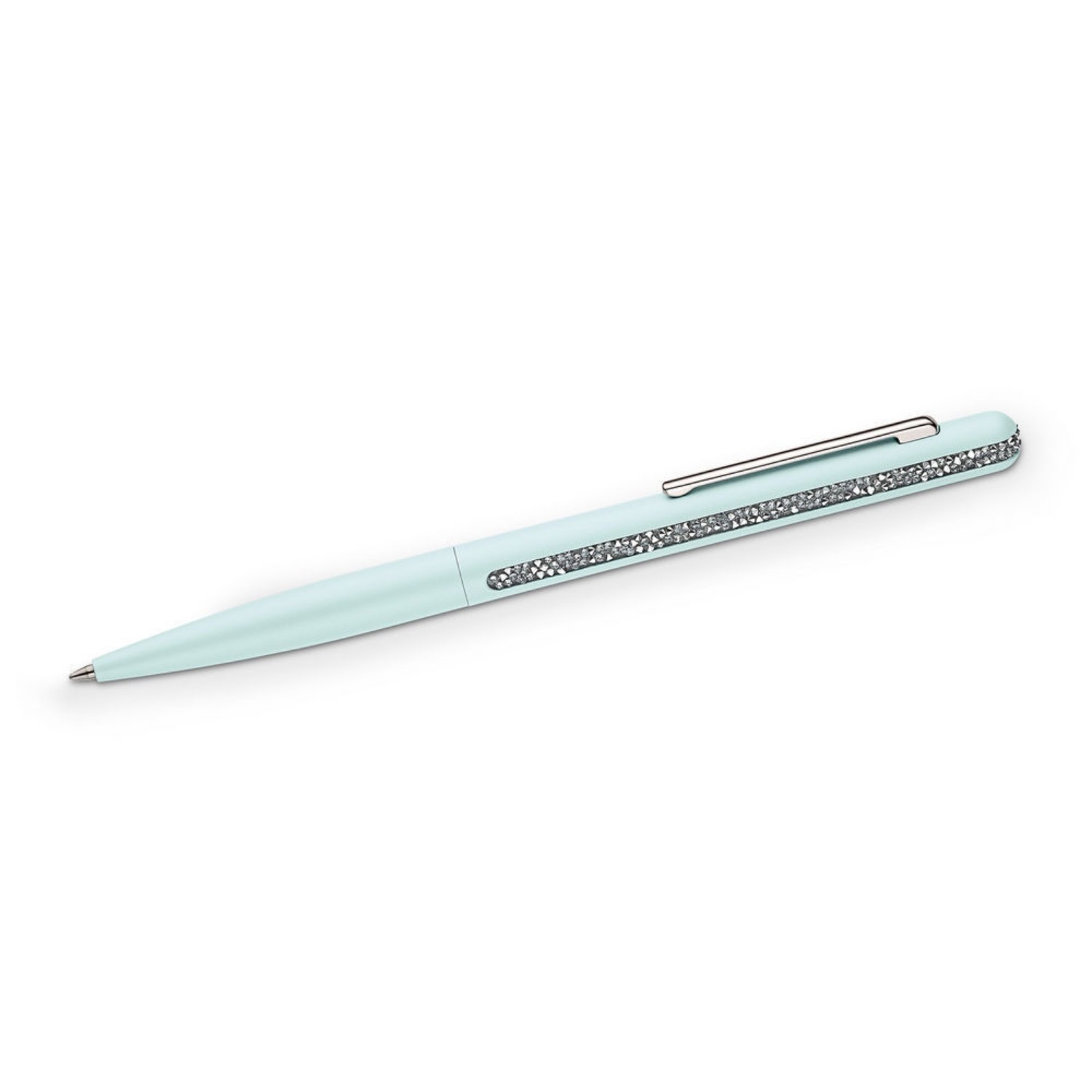 Swarovski Crystal Shimmer ballpoint pen Green, Chrome plated - 5595671