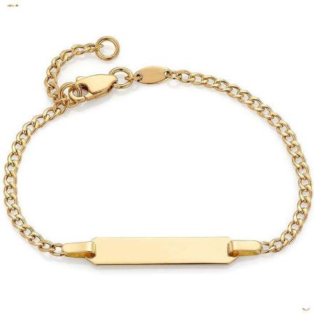 Armbånd gull, 14 karat, lengde 16 cm /plate - 16957 Armbånd gull, 14 karat, lengde 16 cm /plate - 16957