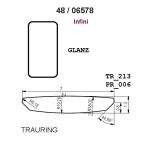 Gifteringer fra Breuning gult gull 14kt, 7 mm. INFINI- 480657800