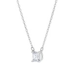 Swarovski smykke Attract necklace Square, White, Rhodium plated - 5510696