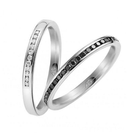 Gifteringer i hvitt gull 14 kt, 2.3 mm. GERSTNER - 28496 Gifteringer i hvitt gull 14 kt, 2.3 mm. GERSTNER - 28496