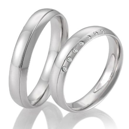 Gifteringer i hvitt gull 14 kt, 4.5 mm. BASIC LIGHT - 4805717 Gifteringer i hvitt gull 14 kt, 4.5 mm. BASIC LIGHT - 4805717