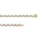 Armbånd gull, 18 karat, lengde 19 cm - 01-84/349/19